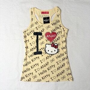 2008 Angel Nap x Hello Kitty graphic racerback tank